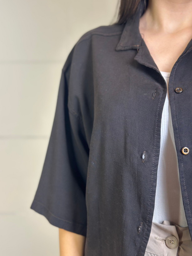 شومیز کوتاه سیلک ریزشی ( لخت )